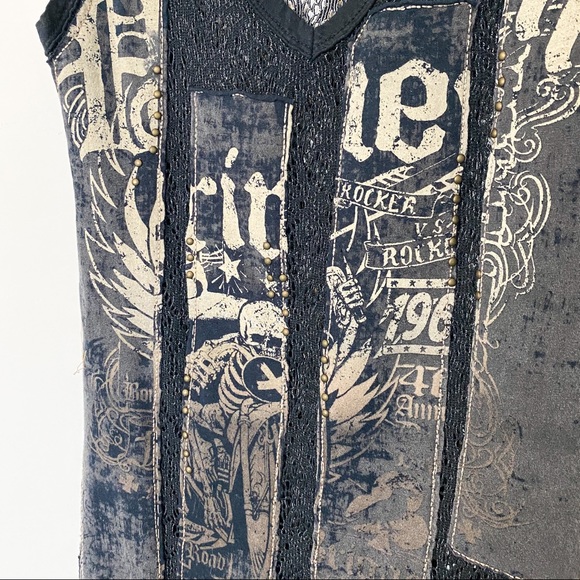 Unique grunge top - Picture 3 of 4